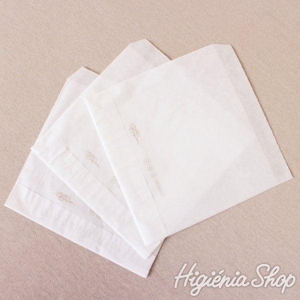 BontaBag Fehér hamburger zacskó / hamburger tasak - 1000 db