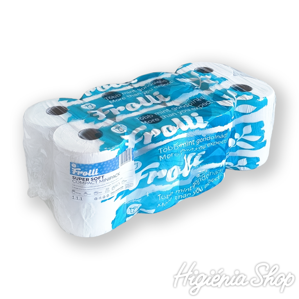 WC Papír Frolli Super Soft Compact Minipack - 3 rétegű - 16 tekercs